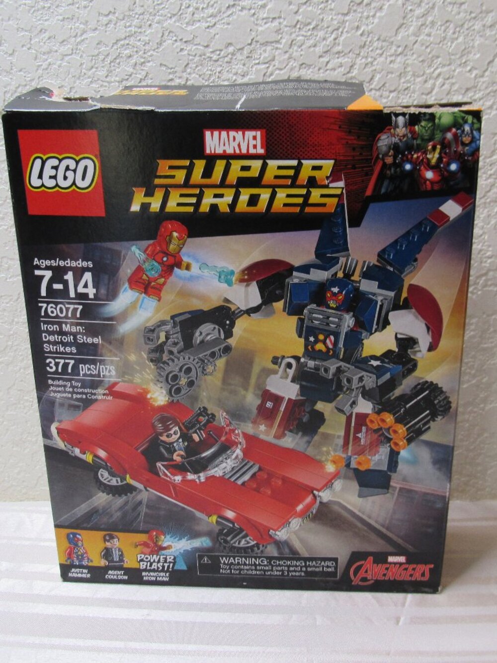 Lego Marvel Avengers Super Heroes Iron ManDetroit Steel Strikes 76077 Incomplete